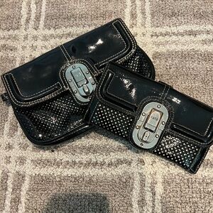 Rafe Y2K style matching wristlet & wallet 🖤